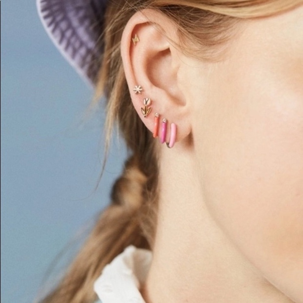 MABEL Hoop Crystal Huggies - Picture 8 of 8